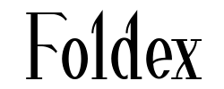 Foldex - logo